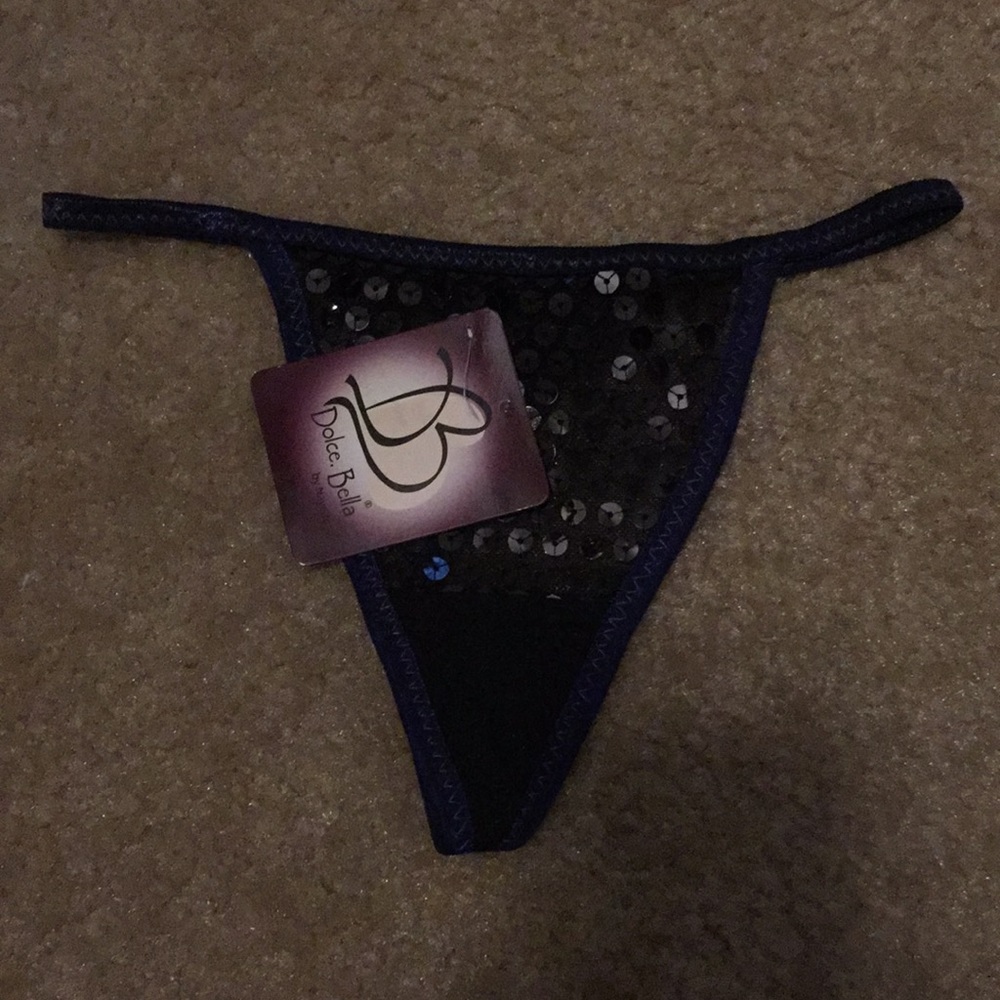 Dark Blue Thongs
